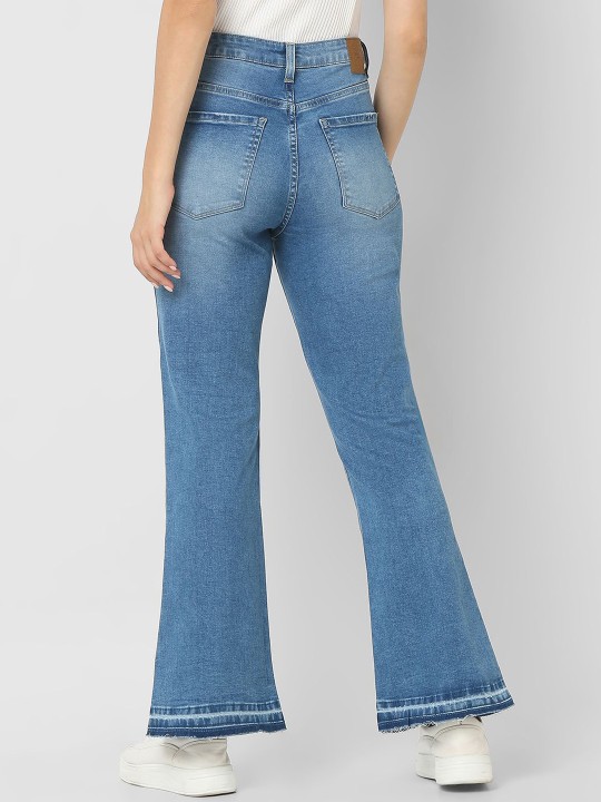 SPYKAR Bootcut High-Rise Light Fade Stretchable Jeans - Image 3